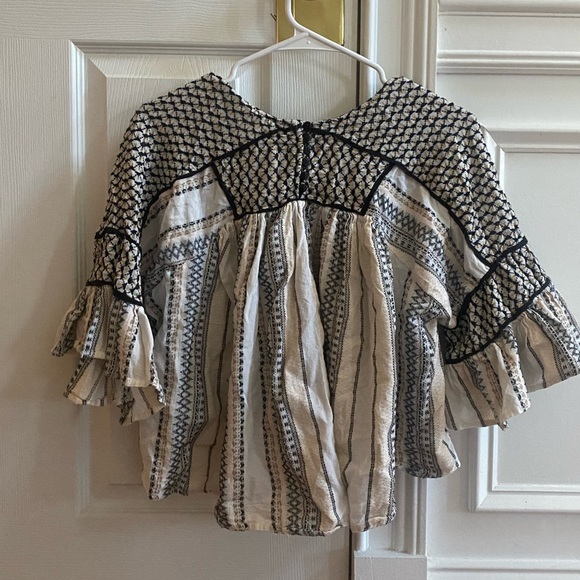 🌻Free people embroidered running on a dream top - Picture 5 of 6